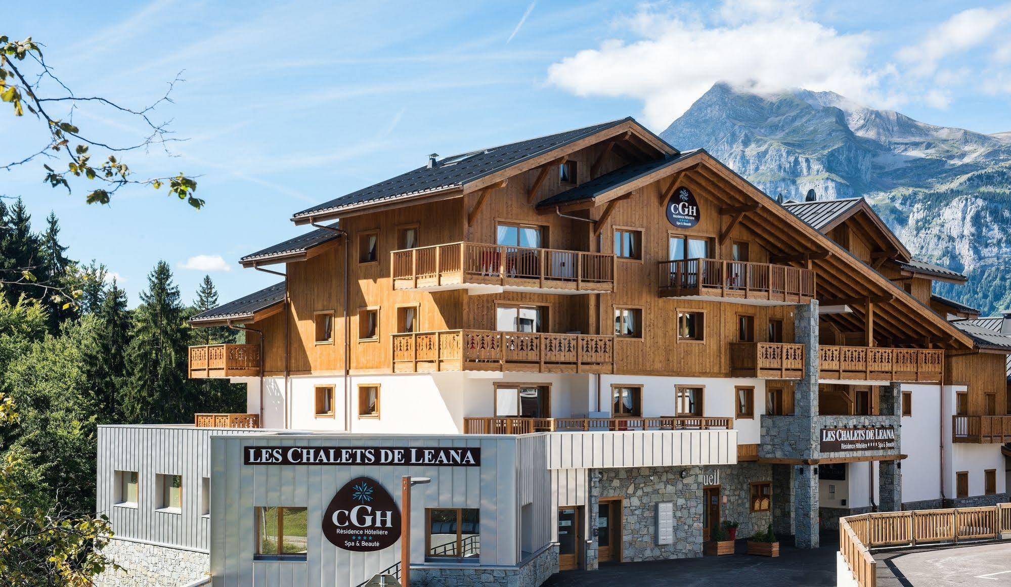 Cgh Residences And Spa Les Chalets De Leana Les Carroz d'Araches Eksteriør bilde